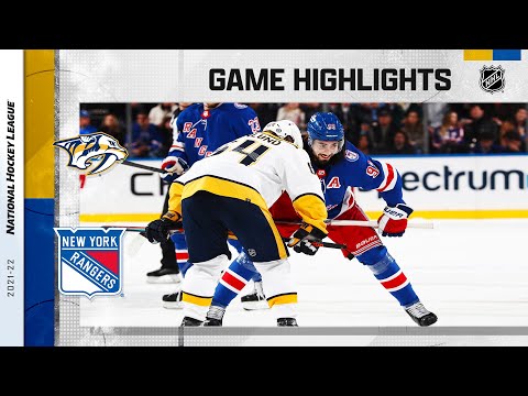 Predators @ Rangers 12/12/21 | NHL Highlights