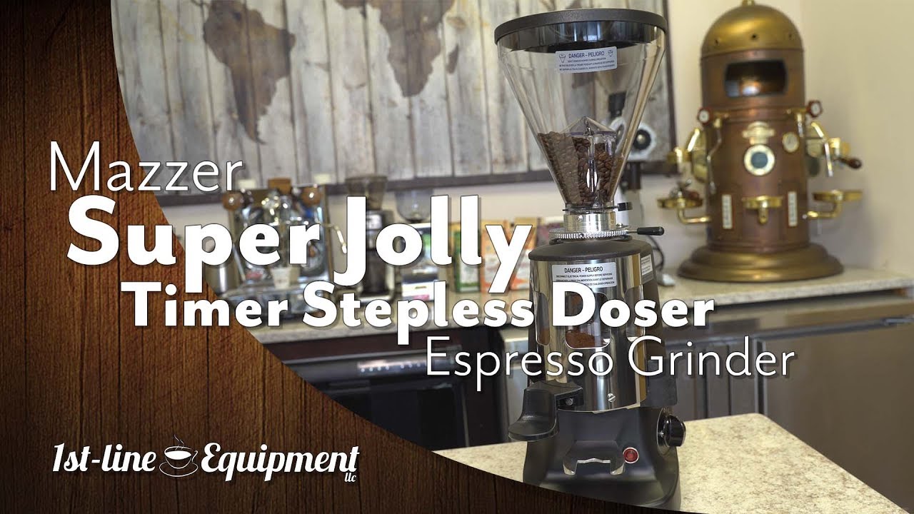 Mazzer Super Jolly Timer Stepless Doser Espresso Grinder