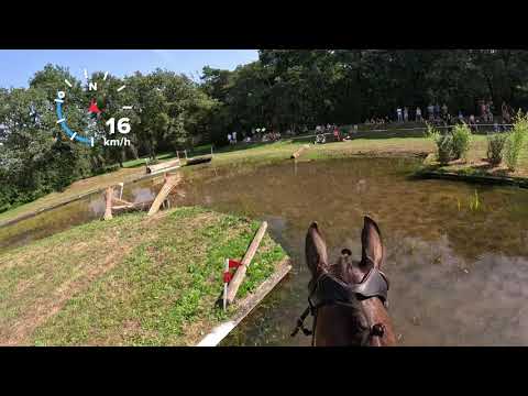 Eventing Bollert Brons klasse L paarden August 2023 Cross Country Go Pro