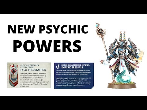Grey Knights + Thousand Sons - Psychic Powers Preview