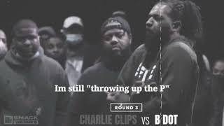 B Dot's Perfectly Crafted Third Round vs Clips Spoke VOLUMES On That Stage!! 🔥🔥🔥#smackvol9 #bdot