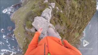Viral Video UK: POV climb of the The Sturrall Headland