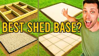 BEST Shed Base Options Ranked (and what to AVOID!)
