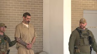 Casey White escorted out of court after Vicky White murder case arraignment