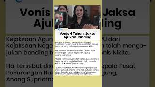 JPU Ajukan Banding atas Vonis 4 Tahun Nikita Mirzani, Kejagung Tegaskan Bukan Keberatan