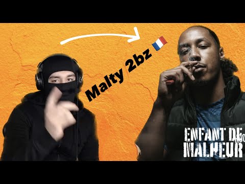Reaction to French rap🇫🇷/ Malty2bz - Enfant de malheur🥷