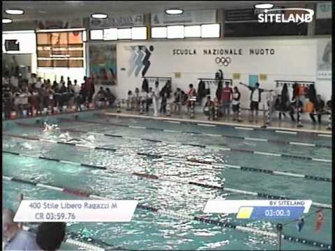 Serie 2 dei 400 Stile Libero Ragazzi Maschi - 15 Memorial Chiara Giavi