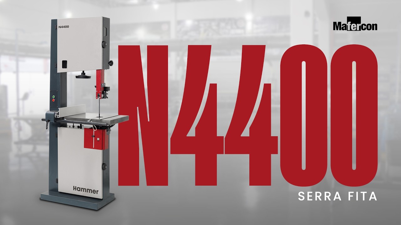 Vídeo do produto Serra Fita para Madeira Hammer N4400