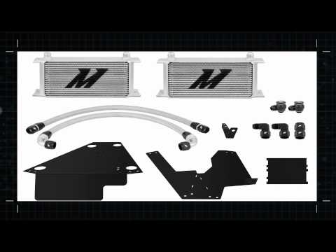 2008+ Mitsubishi Lancer Evolution X Direct Fit Oil Cooler Kit by Mishimoto