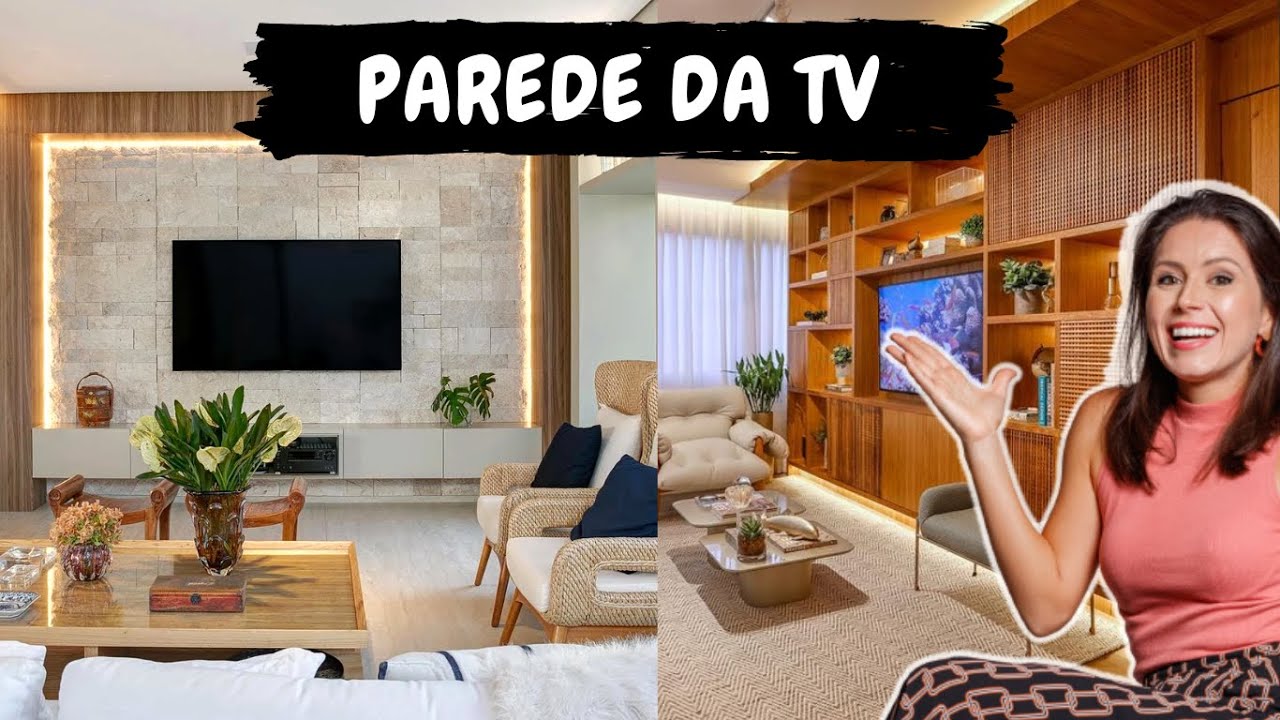 10 DICAS PARA DECORAR A PAREDE DA TV