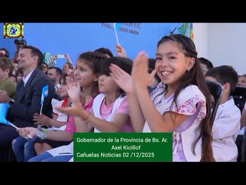 San Vicente Kicillof - Pone al Frente de la Educación Bonaerense a Flavia Terigi y Inaugura Escuela.