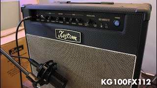 Video thumbnail for Kustom KG100FX112 - Quick Unboxing | Testing by Klin