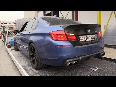 750HP BMW M5 F10 w/ Akrapovic - COLD START + LOW BATTERY = HEAVEN!!