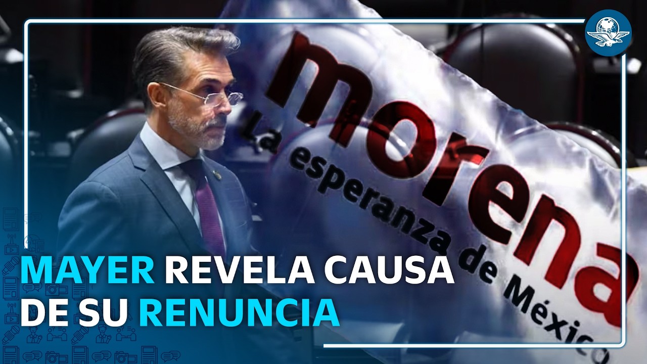 Sergio Mayer renuncia a Morena por “maltrato” y falta de apoyo