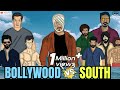 BOLLYWOOD Vs SOUTH TIGER SALMAN PUSHPA KGF JAWAN MAARI VEDHA RRR SheikhShanArt