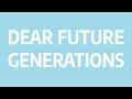 Dear Future Generations: Sorry - Prince Ea (lyrics)