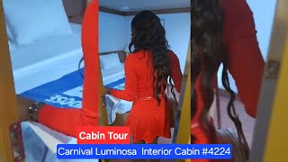 Inside Look at my Interior Cabin 4224 on Carnival Luminosa 
