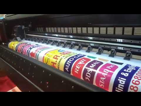 Lotus J3-3208 Using KM-512i Digital Automatic Flex Printing Machine