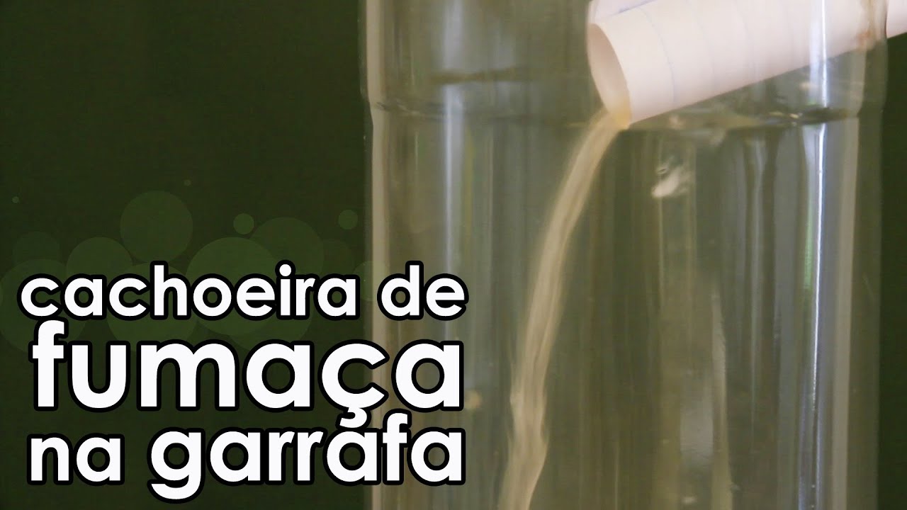 Cachoeira de fumaça (EXPERIÊNCIA de FÍSICA) - Smoke waterfall