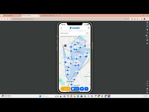 Using the Ruuster map drawing feature