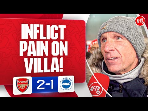 Now Let’s Inflict PAIN On Villa! (Lee Judges) | Arsenal 2-1 Brighton