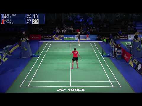 Match point - England (Chloe Birch) vs Germany (Yvonne Li) - EMTC 2019