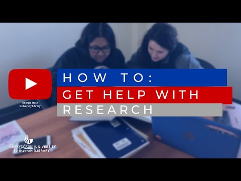 Getting Help At The Gsu Libraries