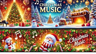 Relaxing Christmas Music & Snow Falling ❄️ Cozy Holiday Ambience 🎅 Perfect for Relaxation