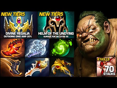90-MIN SUPER EPIC GAME!! — 7.39 Pudge CARRY with New Tier 5 Neutral Items | Pudge Official