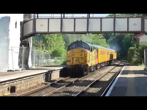 Colas Rail Class 37's no's: 37057-37219 @ Chepstow {1Z96} 13/06/2021.
