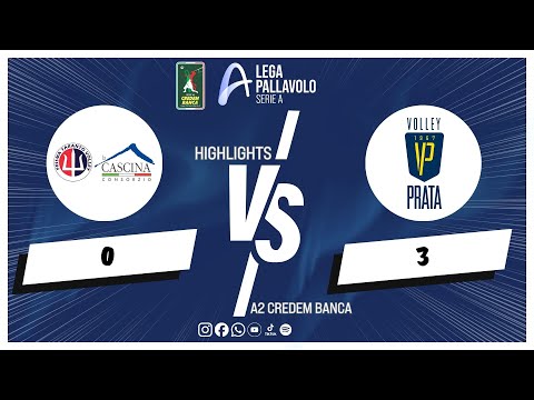 Highlights A2 Credem Banca | Prisma La Cascina Taranto – Tinet Prata di Pordenone 0–3 | 4ª giornata