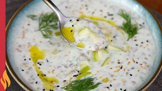 Karabuğdaylı Soğuk Çorba Tarifi 🥣🧊 Ferah & Hafif Yaz Çorbası 🍏