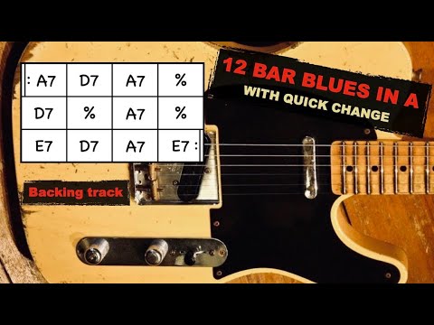 Blues in A (with Quick Change) - Backing Track