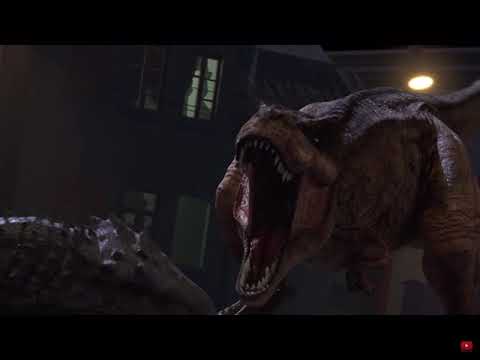 How Jurassic World should have ended (old trex vs Irex)