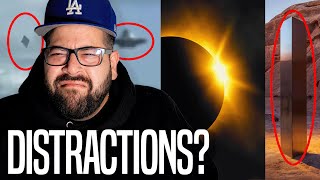 DISTRACTIONS?? Shocking Secrets of Solar Eclipse, Monoliths & UFOs... 👽