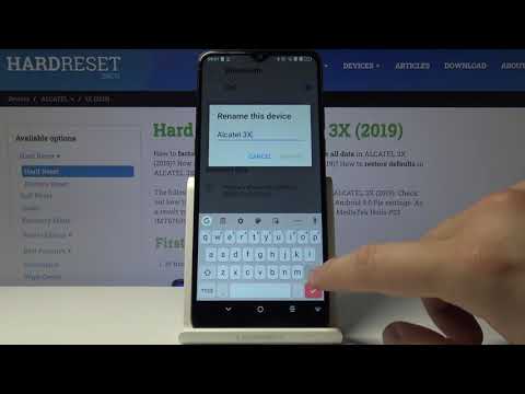How to Change Device Name on ALCATEL 3X 2019 – Rename Device