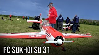 Amazing! World Champion Pilot Gernot Bruckmann Shows Aerobatic Flight Maneuvers With A Big RC SU 31