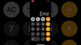 0 divided by 0 equals Infinity?!