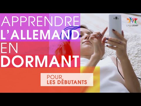 Apprendre l'allemand en dormant  Niveau débutant ! Apprendre des mots & phrases allemands en dormant