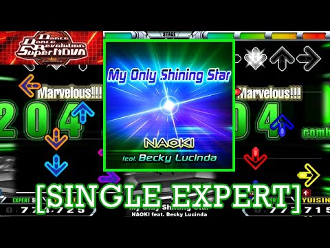 【DDR SN】 My Only Shining Star / NAOKI feat. Becky Lucinda [SINGLE EXPERT] 譜面確認+Play