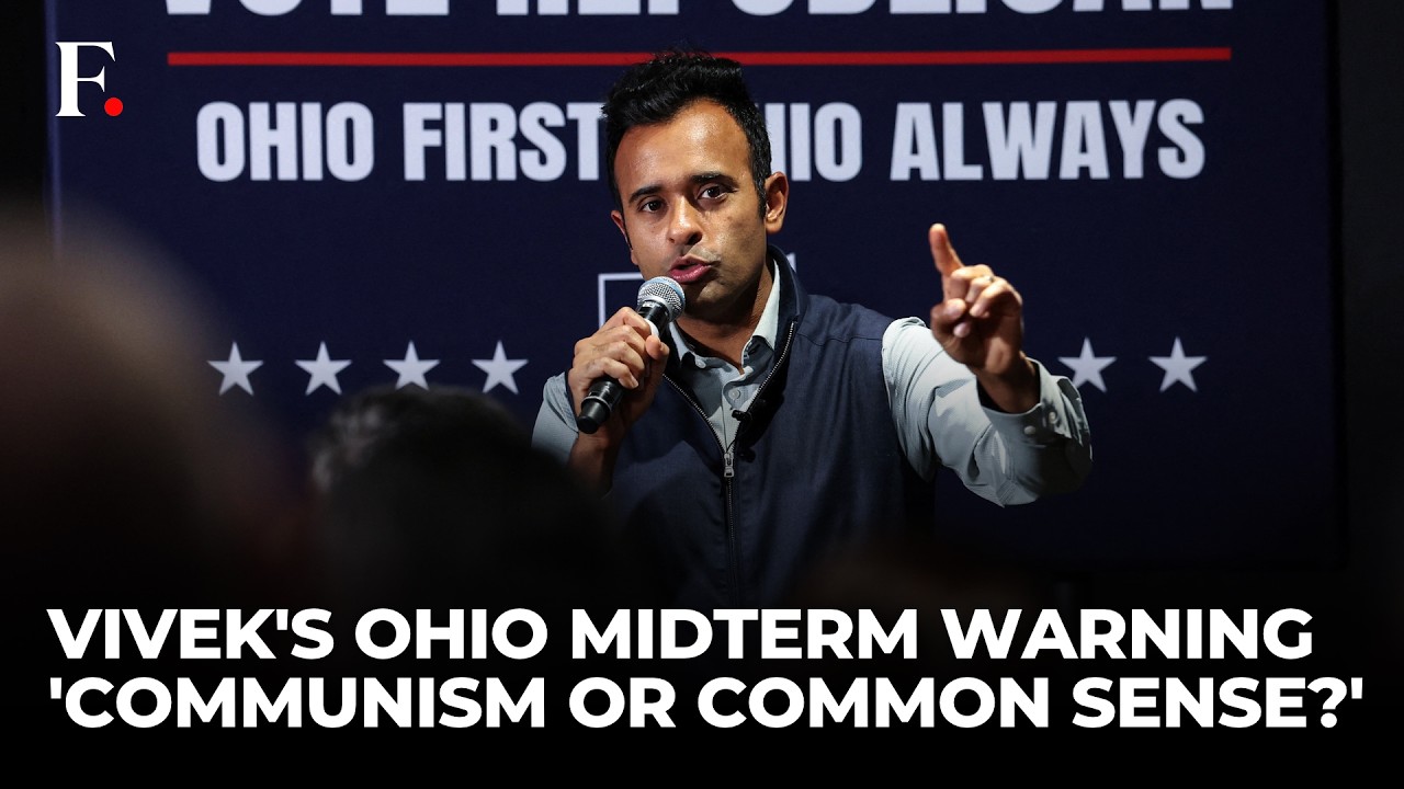 'Communism Or Common Sense' Vivek Ramaswamy Sounds Alarm In Fiery Ohio Rally | US Midterm Election