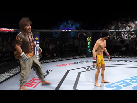 UFC4 | Bruce Lee vs Titan Sumo (EA Sports UFC 4) wwe mma