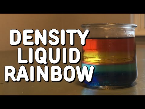 STEAM: Make A Liquid Rainbow Jar