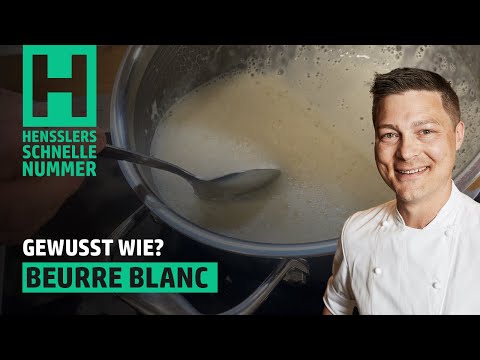 Quick Beurre Blanc recipe by Steffen Henssler