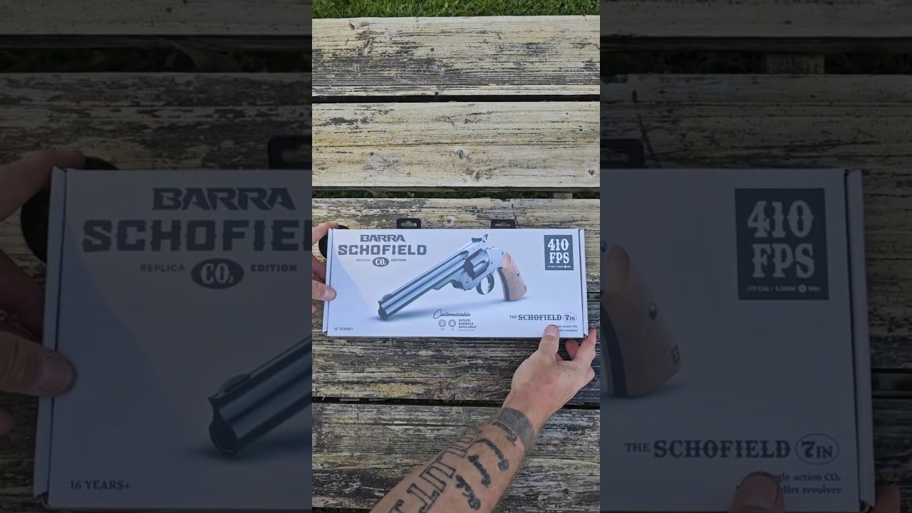 Barra Schofield Unboxing and .22 Pellet Barrel Conversion!  #airgun #bcballistics