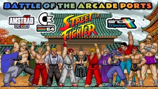 Battle of the Arcade Ports - Street Fighter - Amstrad CPC - Commodore 64 - Zx Spectrum