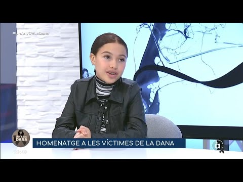 Sandra Valero (🇪🇸 JESC 2023) interviewed on Un Any De La DANA (À Punt, 29/10/2025)