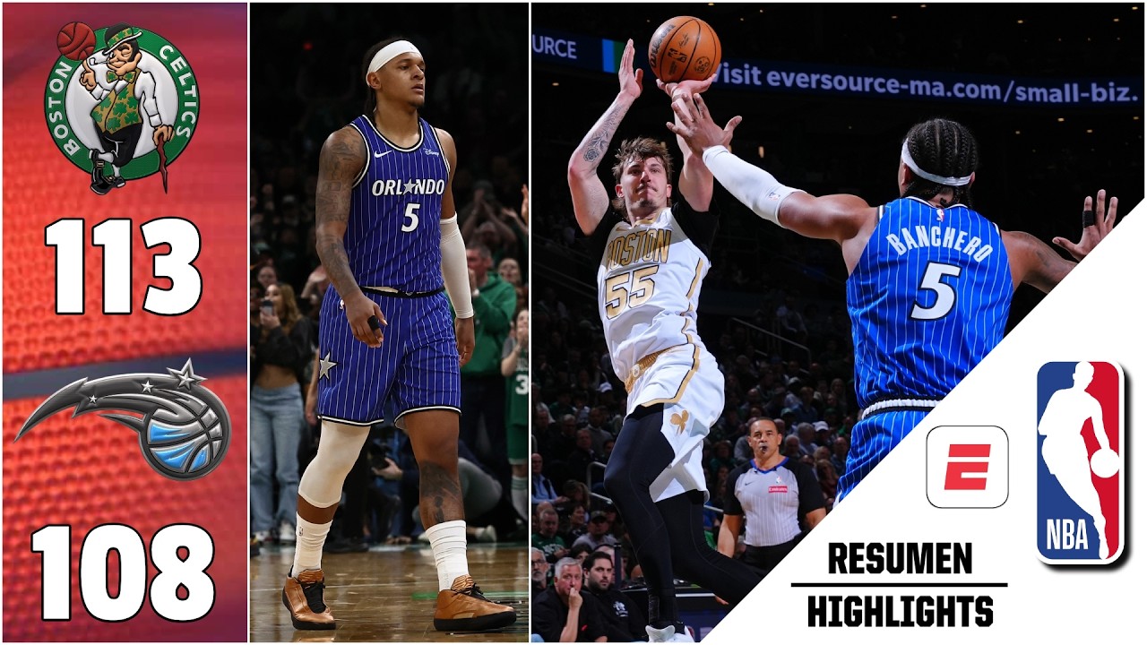 PARTIDAZO. SUPLENTES de CELTICS SORPRENDEN al MAGIC y los envía al PLAY IN contra los 76ERS | NBA