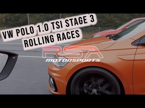 VW Polo 1.0 TSI Stage3 vs Polo 1.0 TSI Stock vs Fabia 1.0 TSI Stage1 vs Leon 1.4 TSI Stage1 Rolling