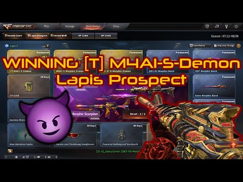 Crossfire West : Spin and Win WINNING [T] M4A1-S-Demon - spending 300K ZP - Lapis Prospect